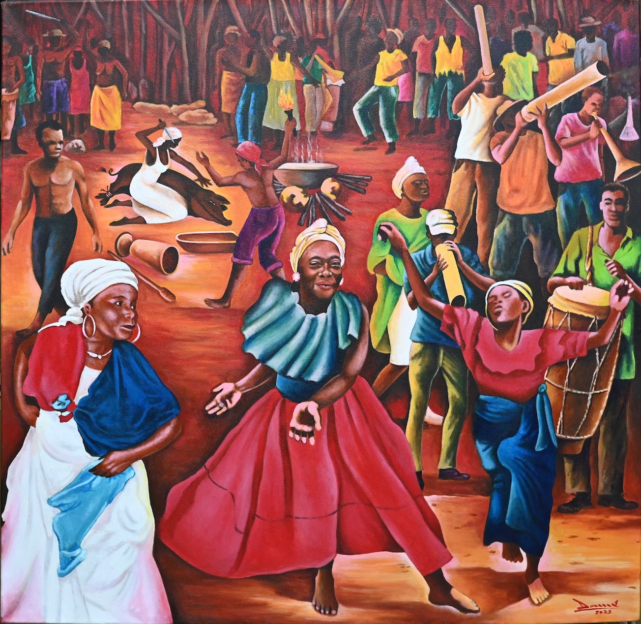 Peindre le potentiel : lignes, couleurs et espérances dans la peinture haitienne